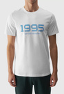 Koszulka Męska 4F T-shirt Biały Logo