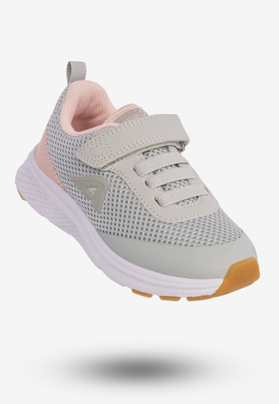 Buty Sportowe Dla Dziewczynki Dziecięce Na Rzepy American Club Szare ES129/23