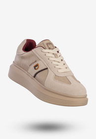 Sneakersy Damskie Skórzane Buty Na Platformie Półbuty Beżowe Daniel Lopez SS2D4003