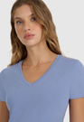 Koszulka Damska 4F T-shirt Slim Sportowy Denim 4FWAW25TTSHF2969