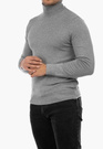 Golf Męski Elegancki Sweter Klasyczny Szary G-S-1-2024