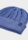 Czapka Damska Sportowa 4F Zimowa Beanie Prążkowana z Wiskozą Denim 4FWAW24ACAPF457