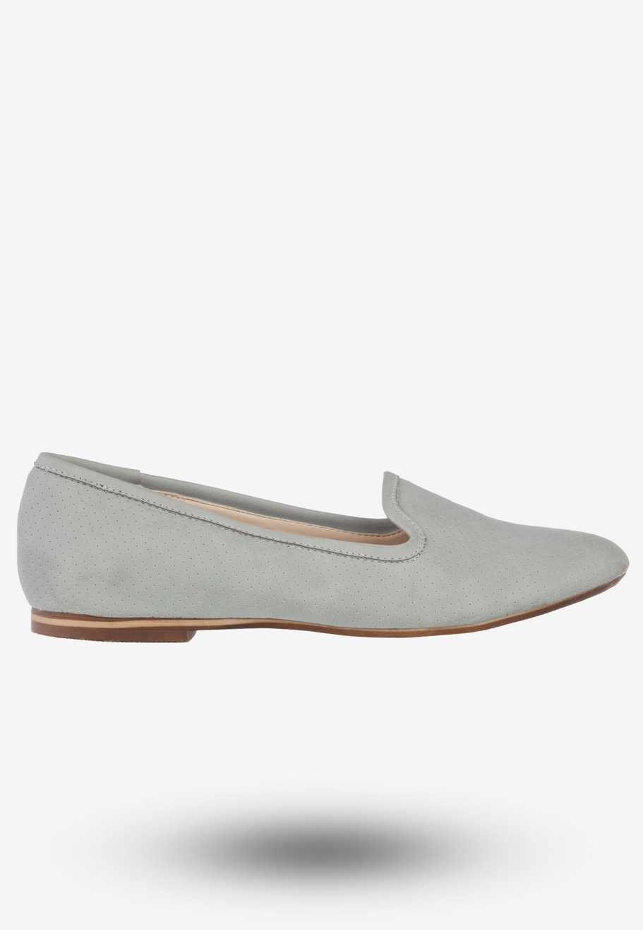 Baleriny Damskie Ekoskóra Półbuty Buty Eleganckie Sergio Leone Niebieskie 3202