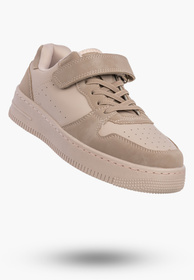 Sneakersy Dziewczęce Damskie Ekoskóra Buty Na Rzepy Sportowe Różowe Cllibee