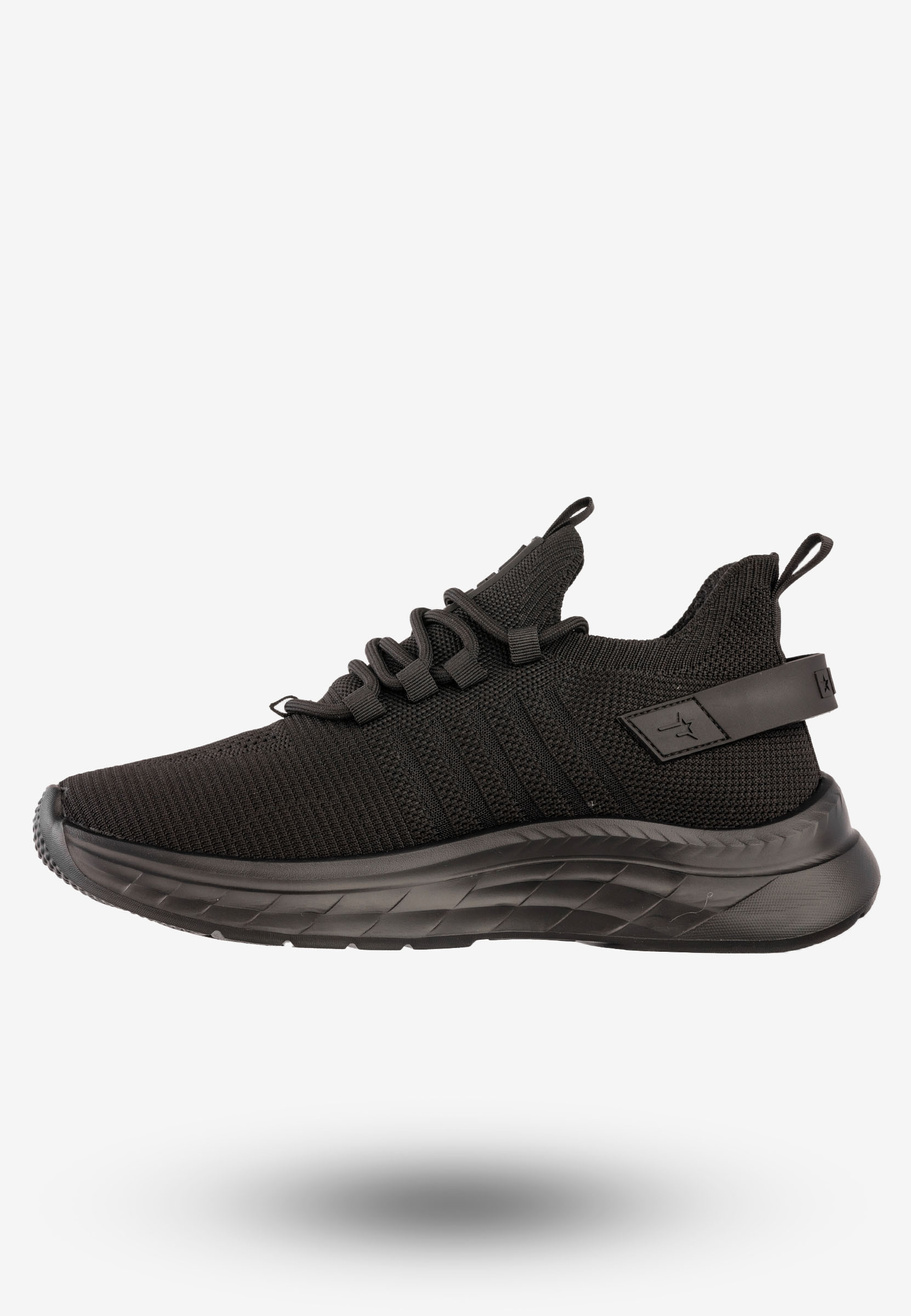Sneakersy Męskie Buty Sportowe Wsuwane BIG STAR Czarne RR174267
