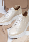 Sneakersy Damskie EMMA Beżowe 9595-2303