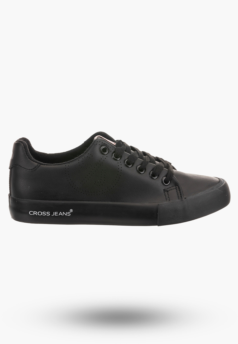 Buty Damskie Cross Jeans Czarne Trampki JJ2R4054C