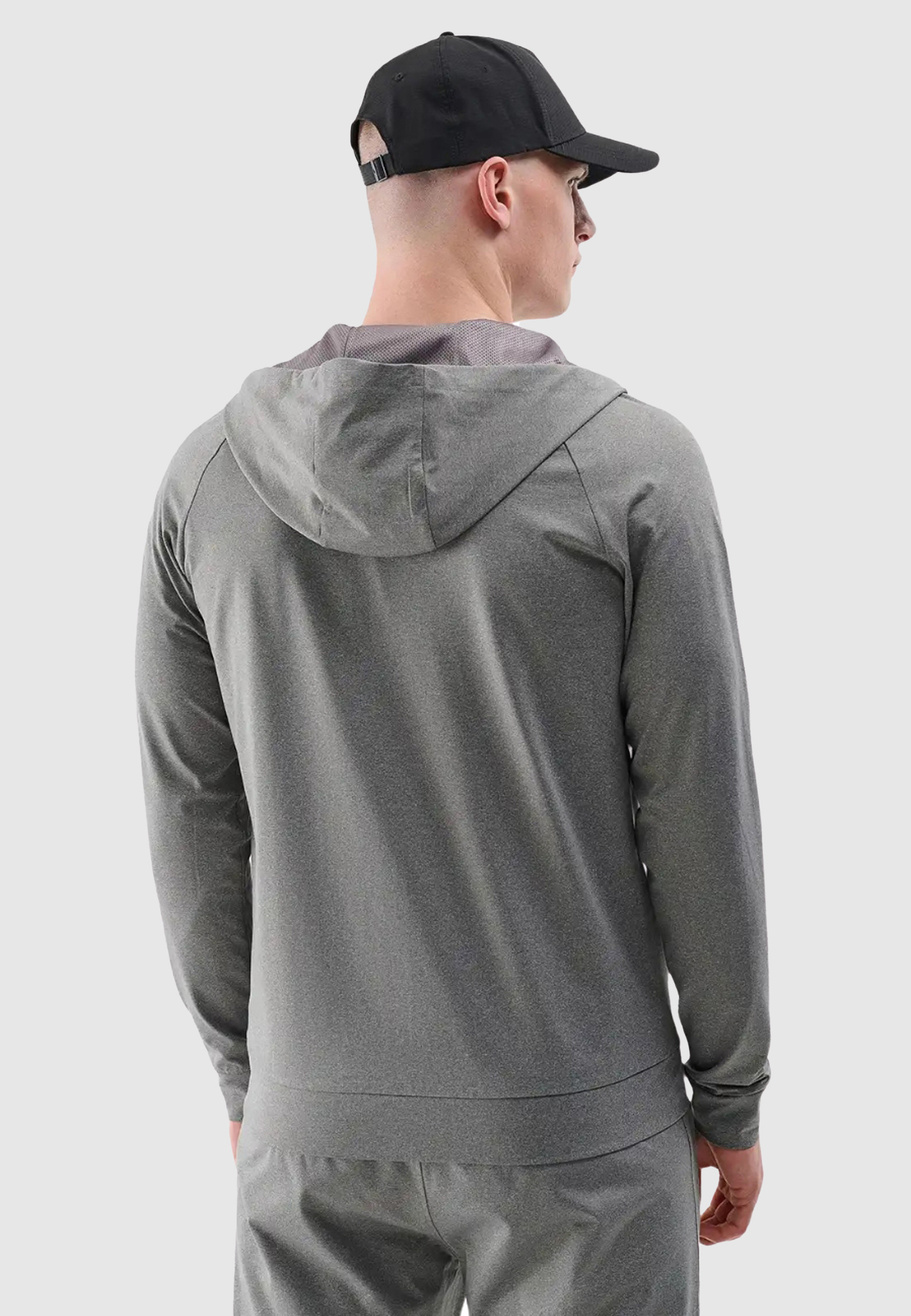Bluza Męska 4F Sportowa Rozpinana Z Kapturem Ocieplana Szybkoschnąca Szara 4FWSS25TFSWM512