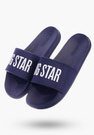 Klapki Męskie BIG STAR Granatowe MM174321