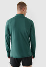Bluza Męska 4F Do Biegania Szybkoschnąca Zielona 4FWAW24TFSWM410