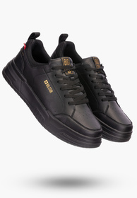 Sneakersy Męskie Czarne BIG STAR z Wkładką Memory Foam NN174148