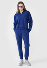 Spodnie Damskie 4F Joggery Dresowe Dresy Granatowe 4FWSS25TTROF0996