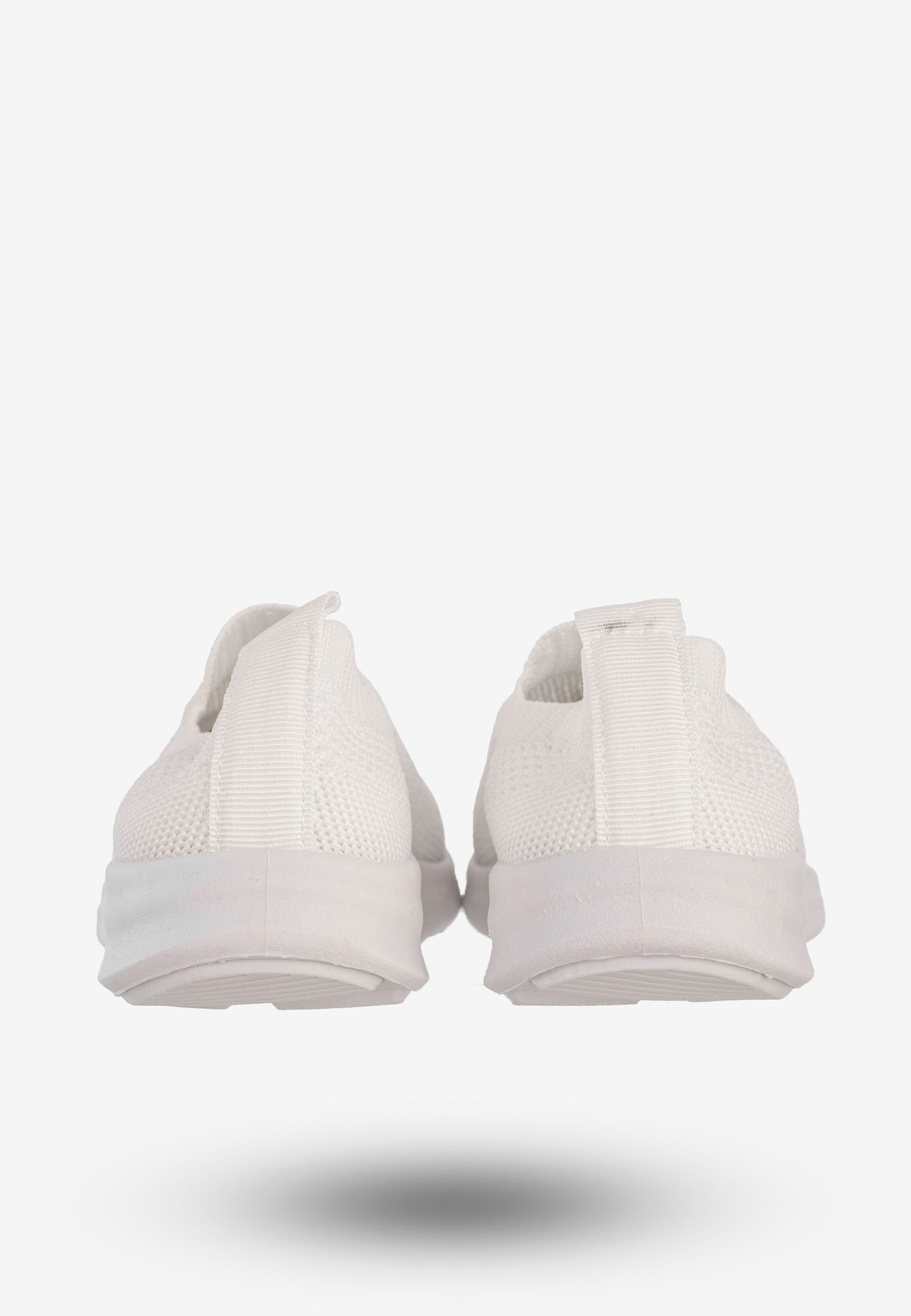 Sneakersy Dziecięce Wsuwane Buty Sportowe Białe Apawwa Z515