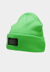 Czapka Dziecięca 4F Zimowa Dwuwarstwowa Zielona Neon CAPM272