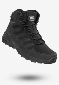 Trekkingi Męskie Buty Trzewiki Na Zimę Czarne DK VB16939