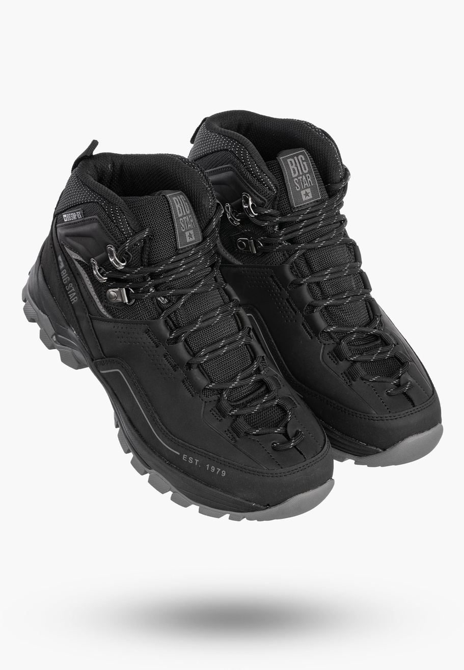 Buty Męskie BIG STAR Wysokie WODOODPORNE Zimowe Trapery OO174341