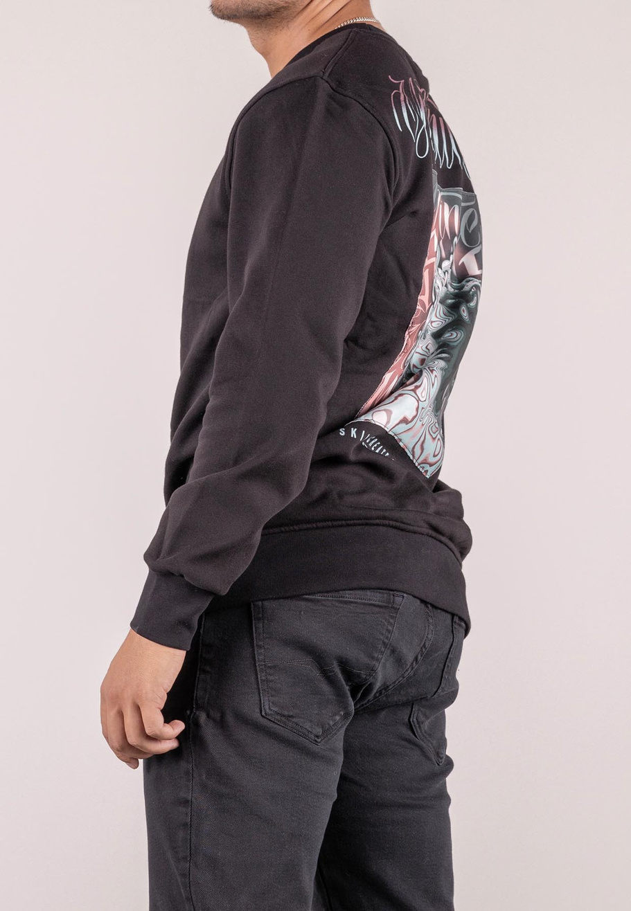Bluza męska bez kaptura z nadrukiem INFINITE M3280