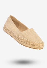 Espadryle Damskie Buty Półbuty American Club Beżowe C015-150427-9