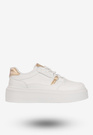 Sneakersy Damskie BIG STAR Buty Sportowe Półbuty Na Platformie Białe SS274359