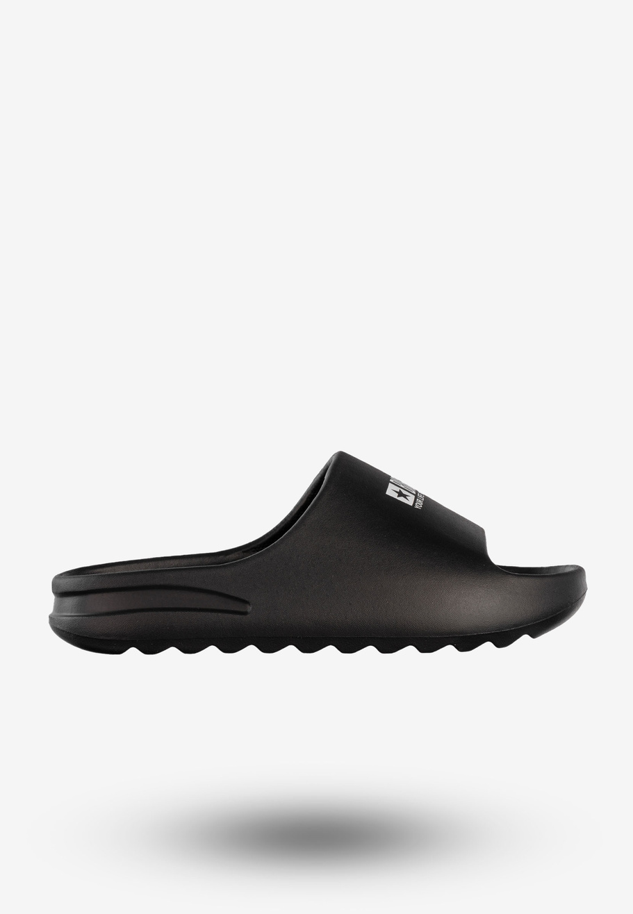 Klapki Męskie BIG STAR Klasyczne Buty Czarne RR174A012