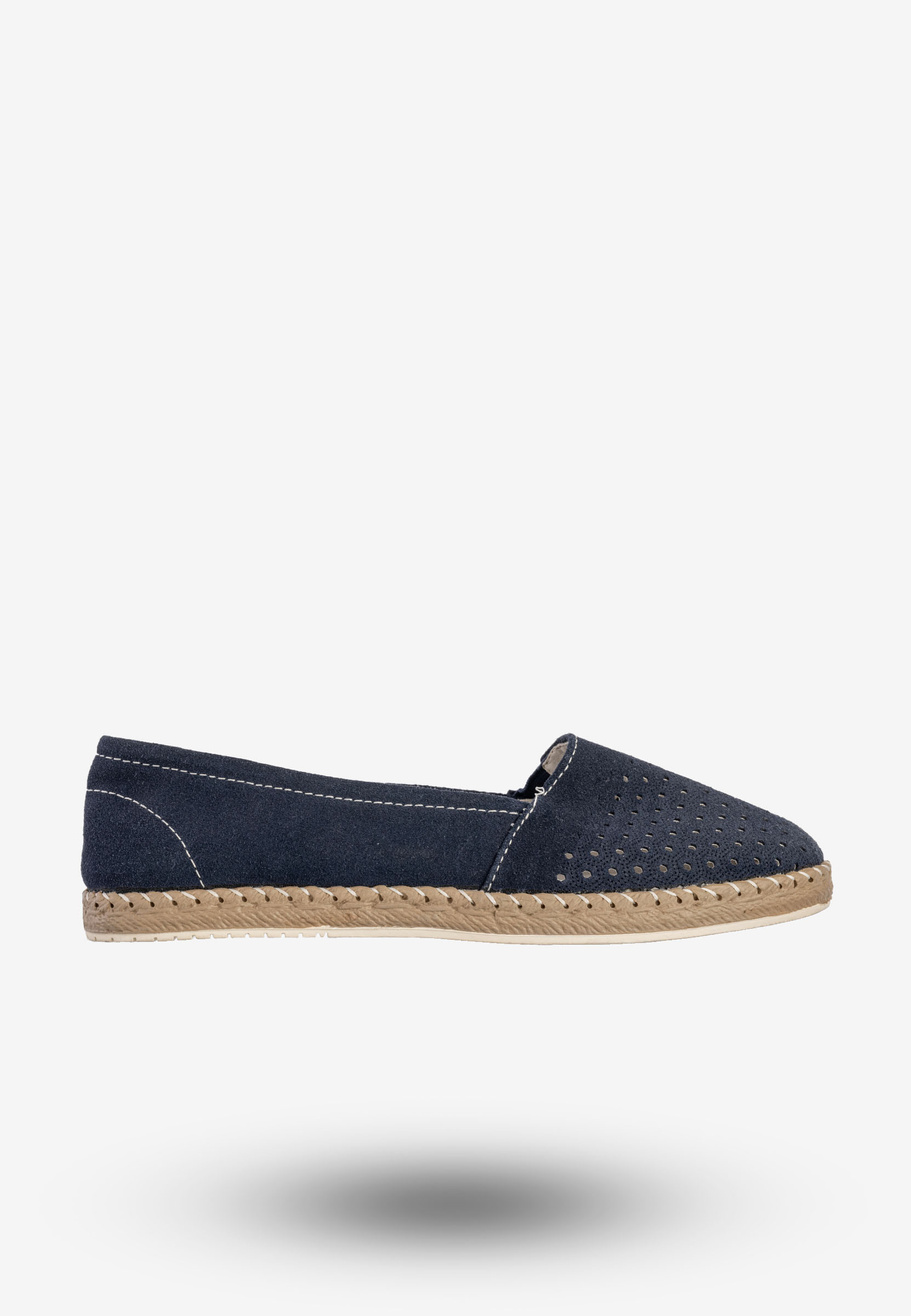 Espadryle Damskie Wsuwane Buty Baleriny Granatowe Jezzi 9PB32-0830