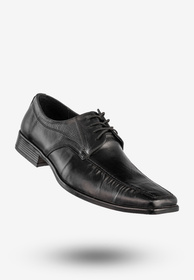 Półbuty Wizytowe Męskie Skórzane Buty Eleganckie Czarne Activ 51