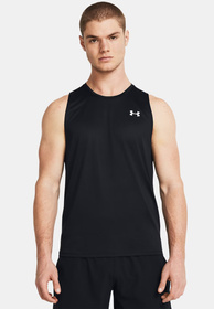 Koszulka Męska Bezrękawnik Under Armour Tech Tank 1382795 Czarna 1382795
