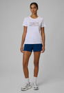 Koszulka Damska 4F T-shirt Regular Z Nadrukiem Biały 4FWSS26TTSHF2785