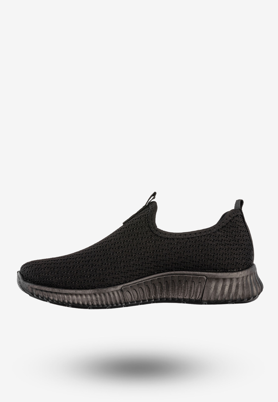 Sneakersy Damskie Wsuwane Buty Sportowe Czarne Funui QH515A