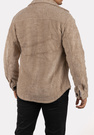 Kurtka Męska Bluza rozpinana Beżowa Oversize Modna K-11-2024