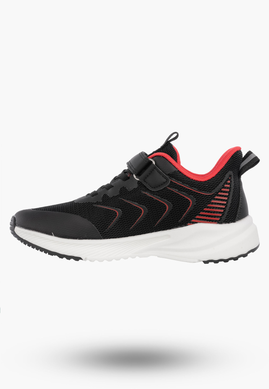 Buty Dziecięce Sneakersy Czarne Na Rzepy Sportowe Materiałowe G685/G686