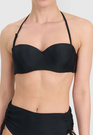 Bikini Góra Damskie 4F Biustonosz Strój Kąpielowy Filtr UV Czarny4FWSS26UBKTF086
