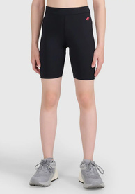 Legginsy Dziewczęce 4F Kolarki Szybkoschnące Spodenki Czarne 4FJWSS26TFSTF099