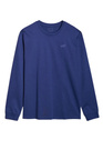 Koszulka Męska 4F Sportowa Bawełniana Longsleeve Regular Casual Granatowa 4FWMM00TLONM432