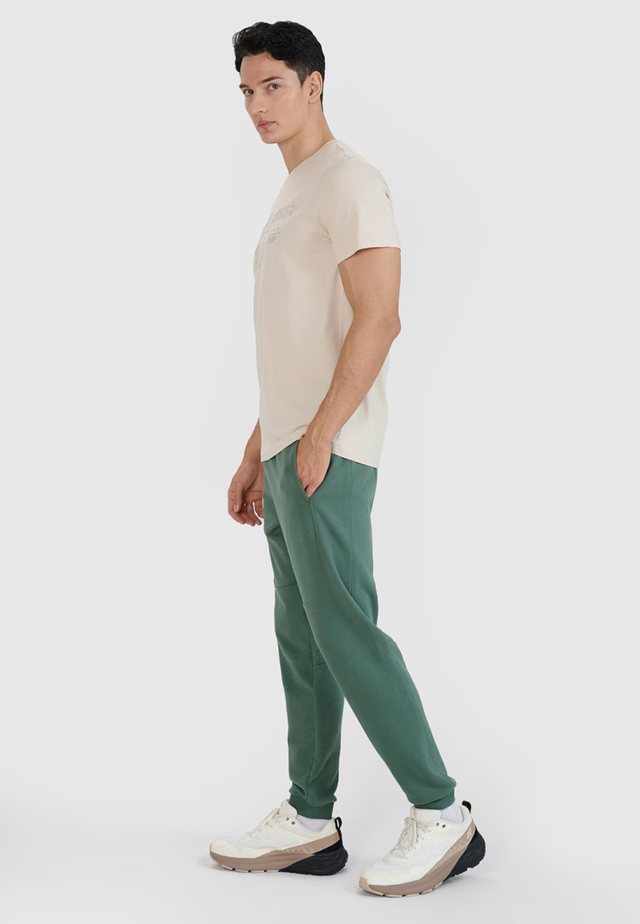 Spodnie Męskie 4F Dresy Sportowe Khaki 4FWSS24TTROM645