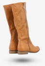 Kozaki Damskie Ekoskóra Buty Na Zimę Jesień Sergio Leone Camel 5018
