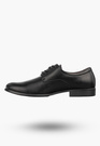 Buty Skórzane Męskie Półbuty Wizytowe Eleganckie Czarne WOJTYŁKO