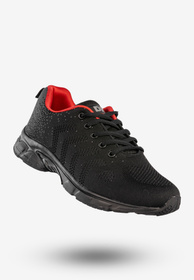 Sneakersy Młodzieżowe Buty Sportowe Do Biegania Czarne DK