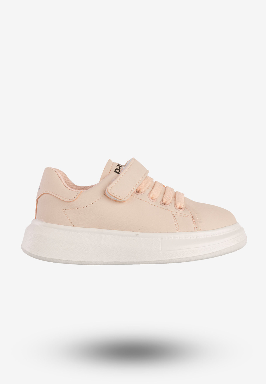 Sneakersy Dziecięce Buty Sportowe Na Rzepy Różowe Apawwa TC308