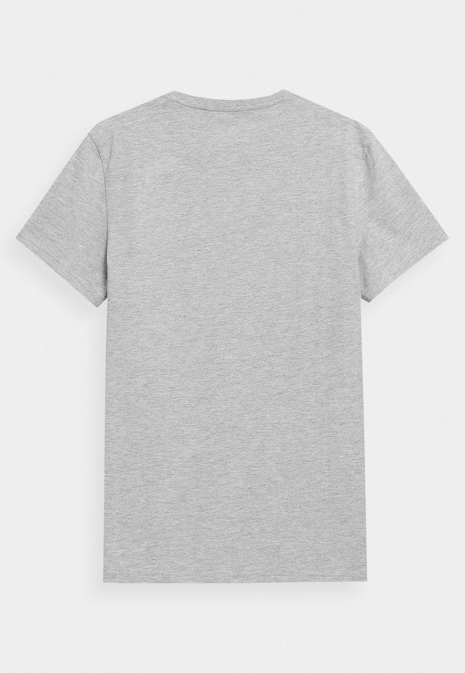 Koszulka Męska 4F Sportowy T-shirt Szary Regular 4FSS23TTSHM536