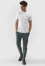 Koszulka Męska 4F Sportowy T-shirt Biały Regular TTSHM1154