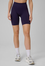 Kolarki Damskie 4F Sportowe Legginsy Szybkoschnące Bezszwowe Treningowe Fioletowe 4FWSS26TFSTF109