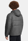 Kurtka Puchowa Męska Under Armour Sportowa Ocieplana Zimowa Z Kapturem Szara Lightweight Insulated