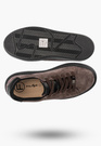 Półbuty Damskie Skórzane Buty Na Platformie Sneakersy Brązowe Filippo