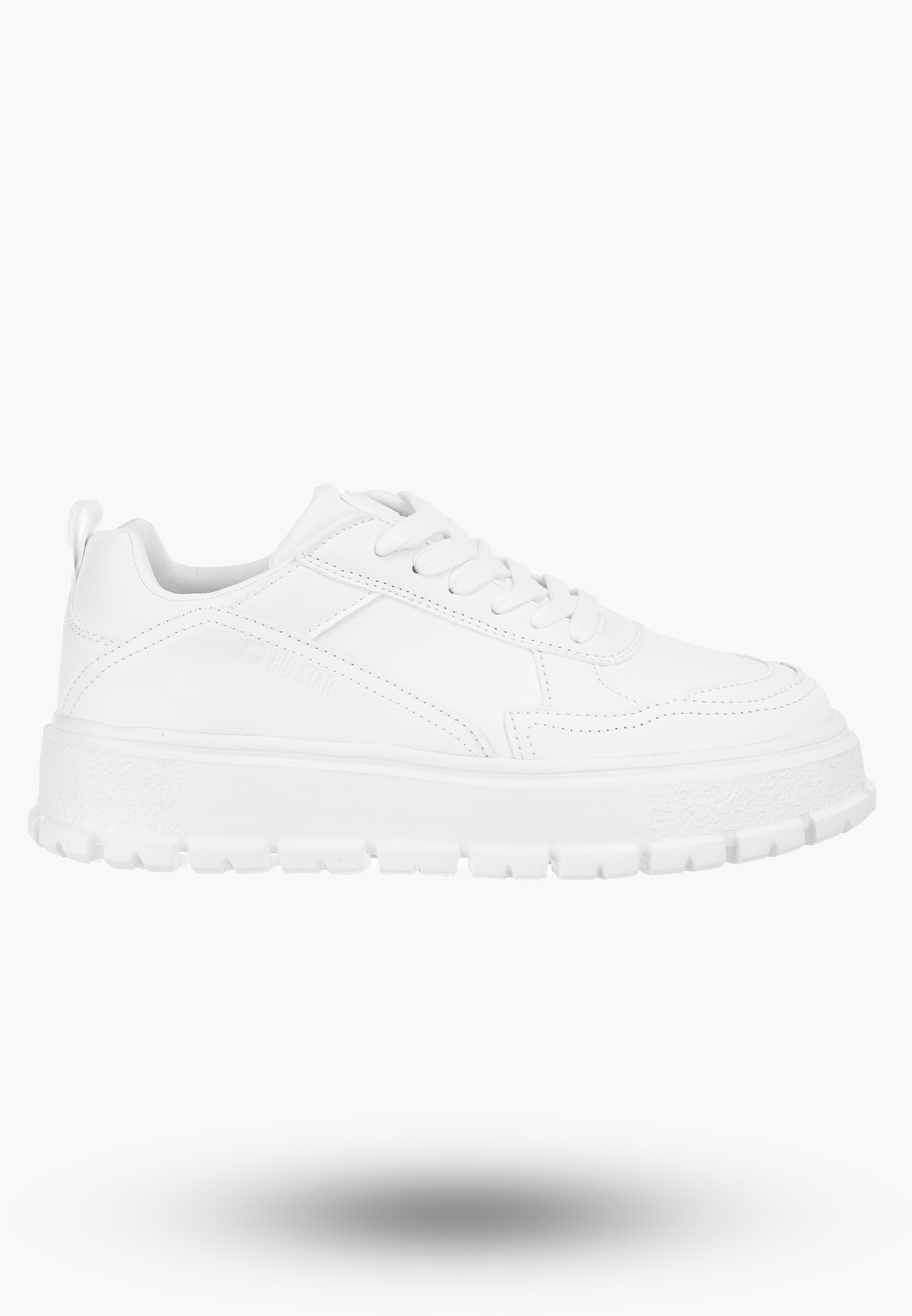 Buty Damskie BIG TAR Białe Sneakersy Lekkie Eko Skóra NN274373