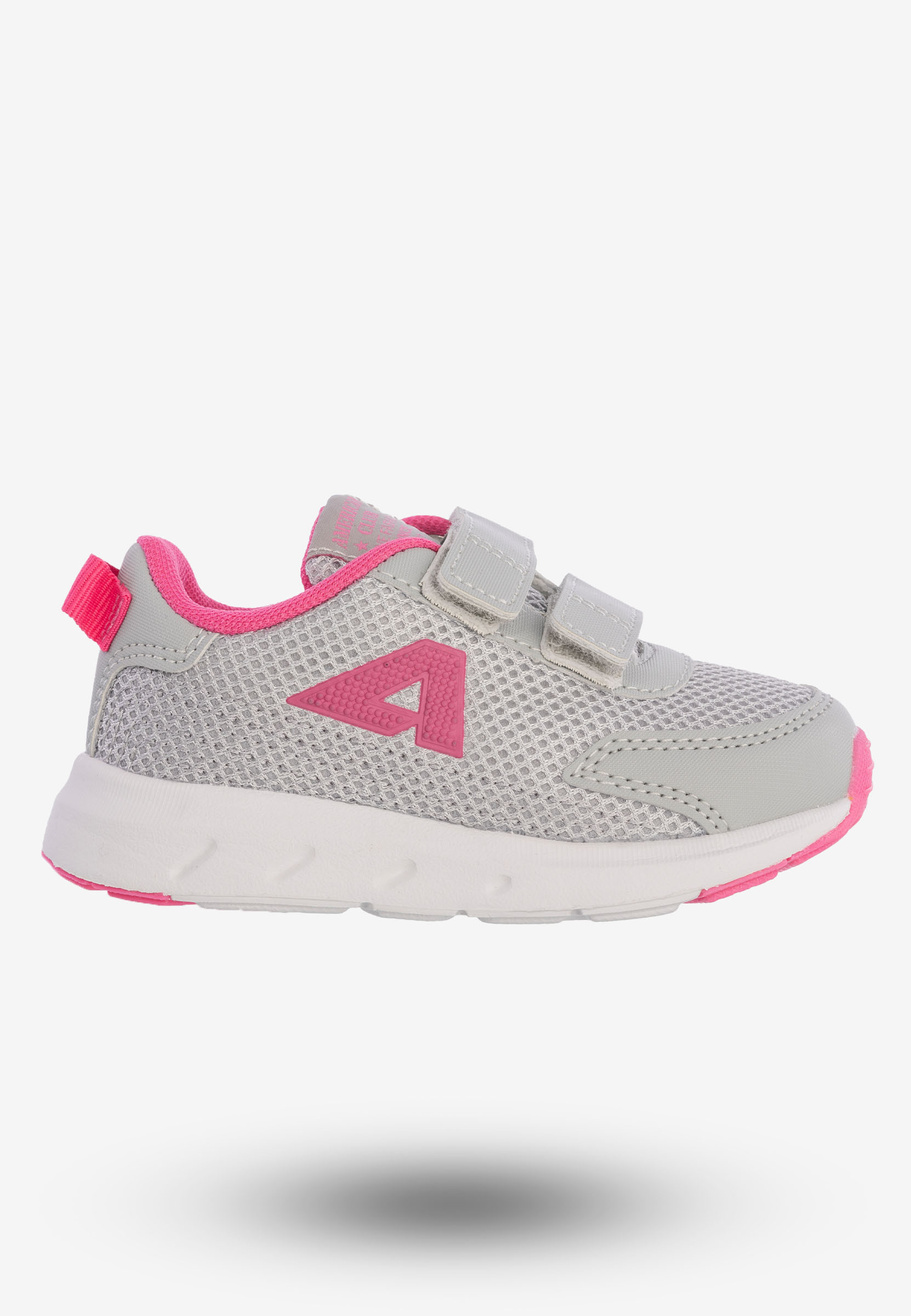 Buty Sportowe Dla Dziewczynki Dziecięce Na Rzepy American Club Szare ES127/23
