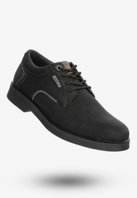 Buty Wizytowe Męskie Eleganckie Półbuty American Club Czarne RH115/23