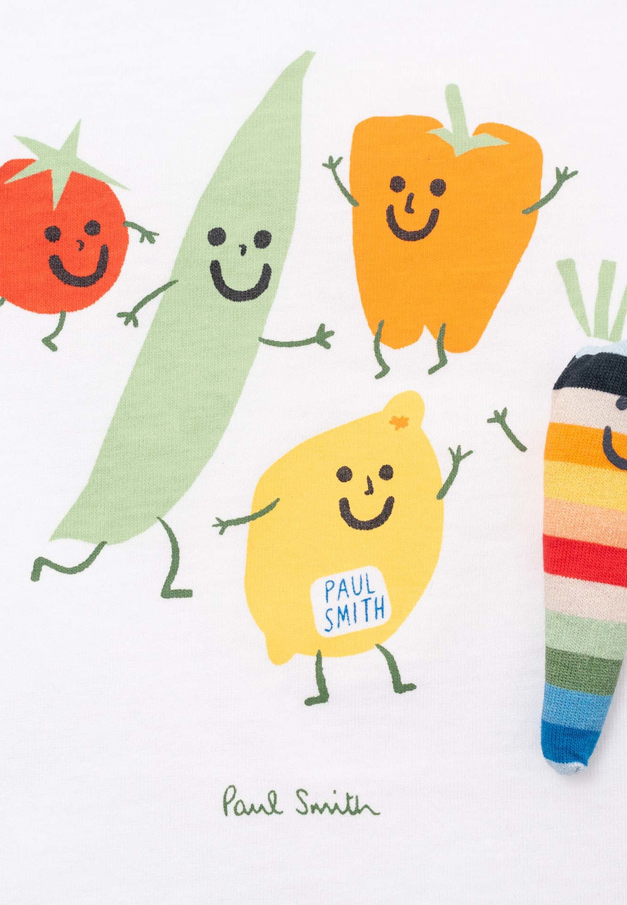 Koszulka Dziecięca Paul Smith Bawełniana T-Shirt Biały