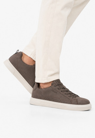 Sneakersy Męskie BIG STAR Buty Sportowe Ekoskóra Brązowe UU174321