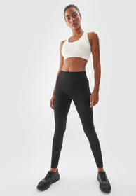 Legginsy Damskie 4F Treningowe Bezszwowe z wysokim stanem 4FWAW24TFTIF278